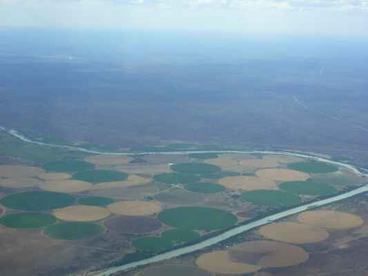 zemědělství v povodí řeky Oranje